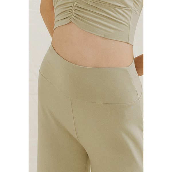 ラウンドヘムヨガワイドパンツ 3356