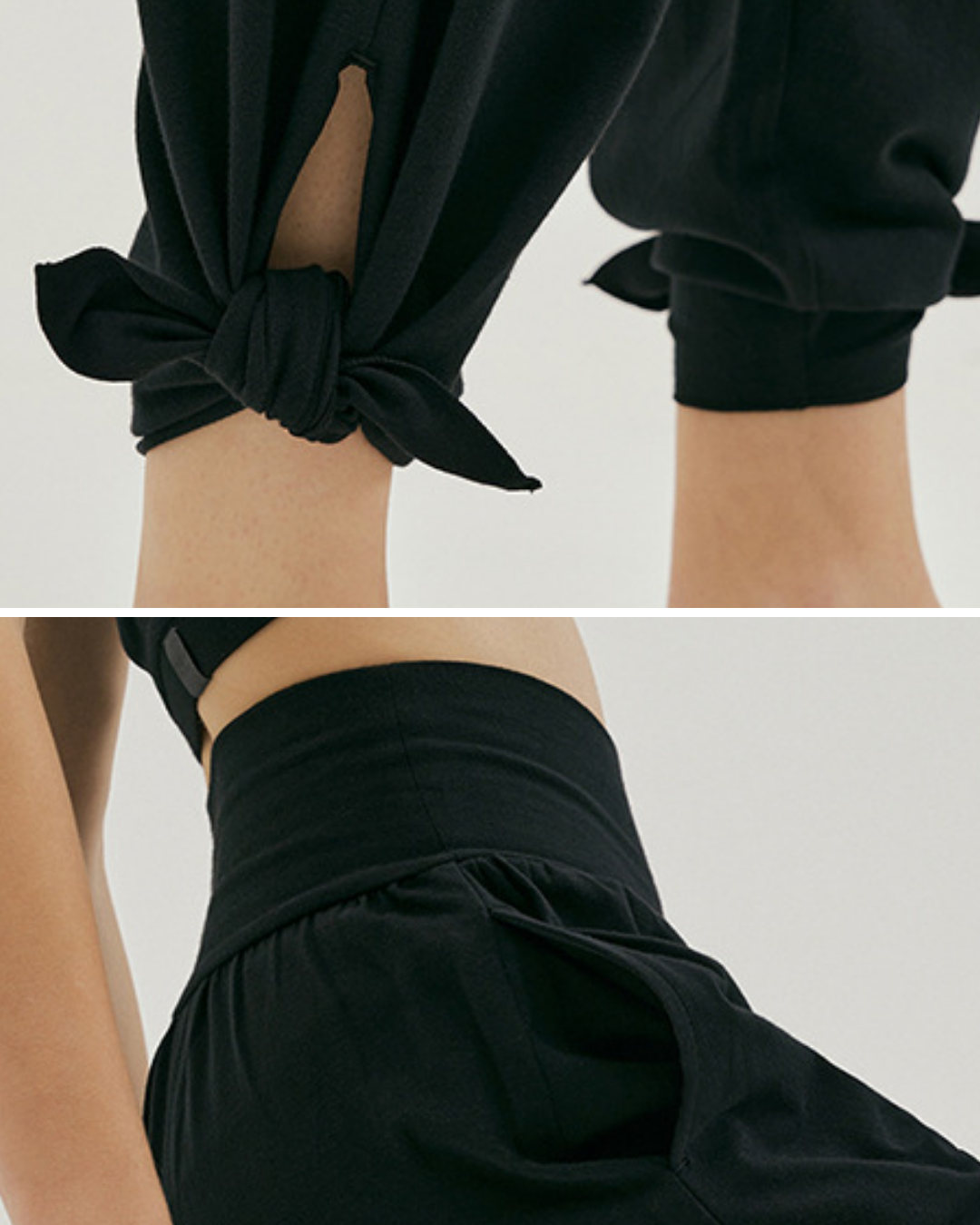 美くびれフィットスリットヘムヨガパンツ 2143