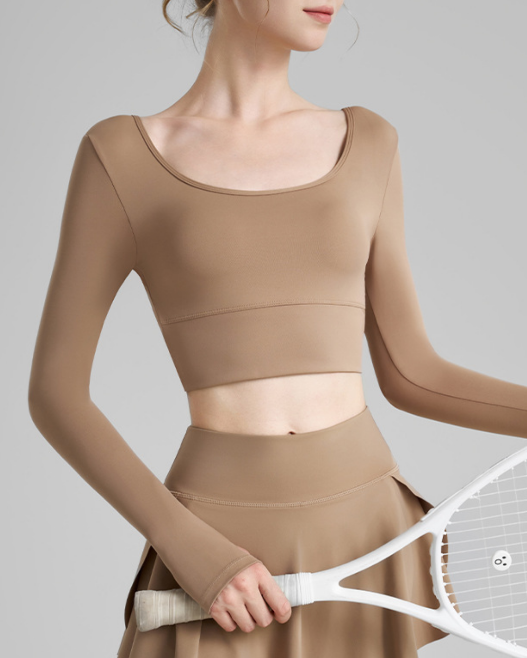 シャルムクロワゼサムホールヨガロングトップ 3838