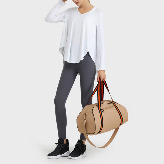 Drape flare V neck cut and sew 2995