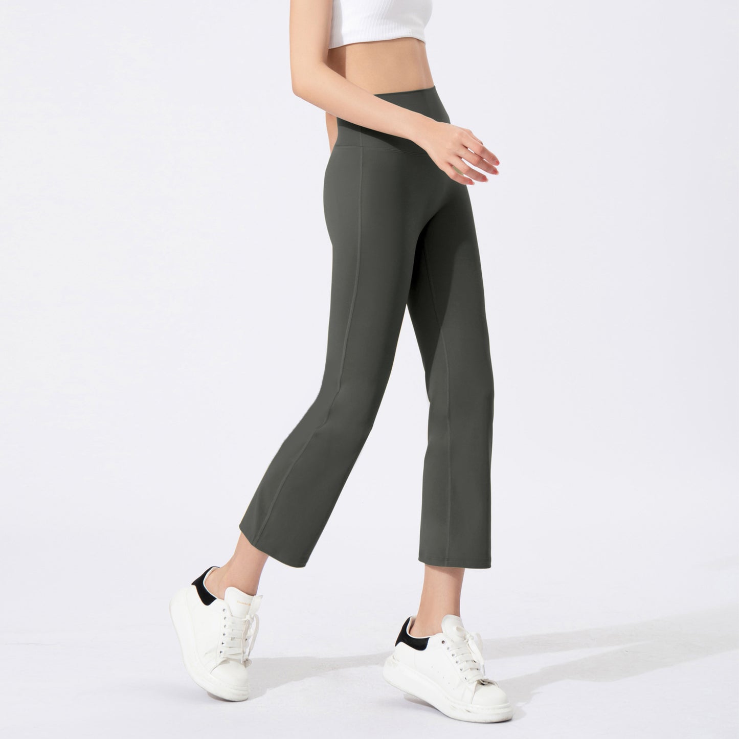 Cropped straight yoga leggings pants 2938