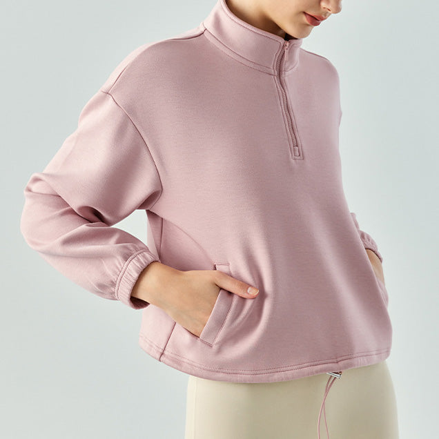 Drost hem half zip pullover 2875