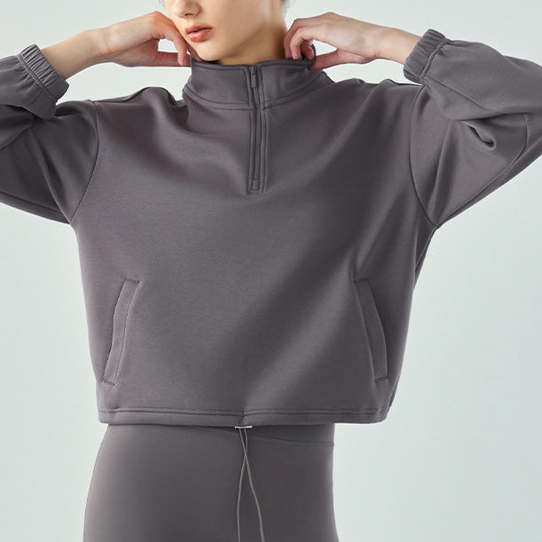 Drost hem half zip pullover 2875