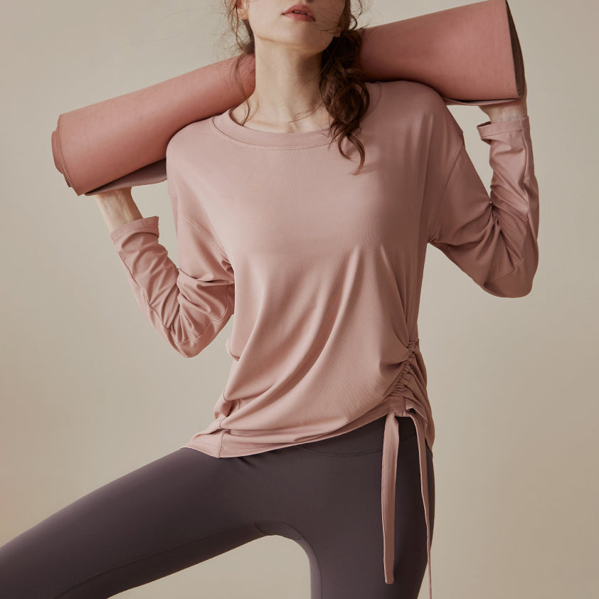 Dull side shirring cut and sew 3089