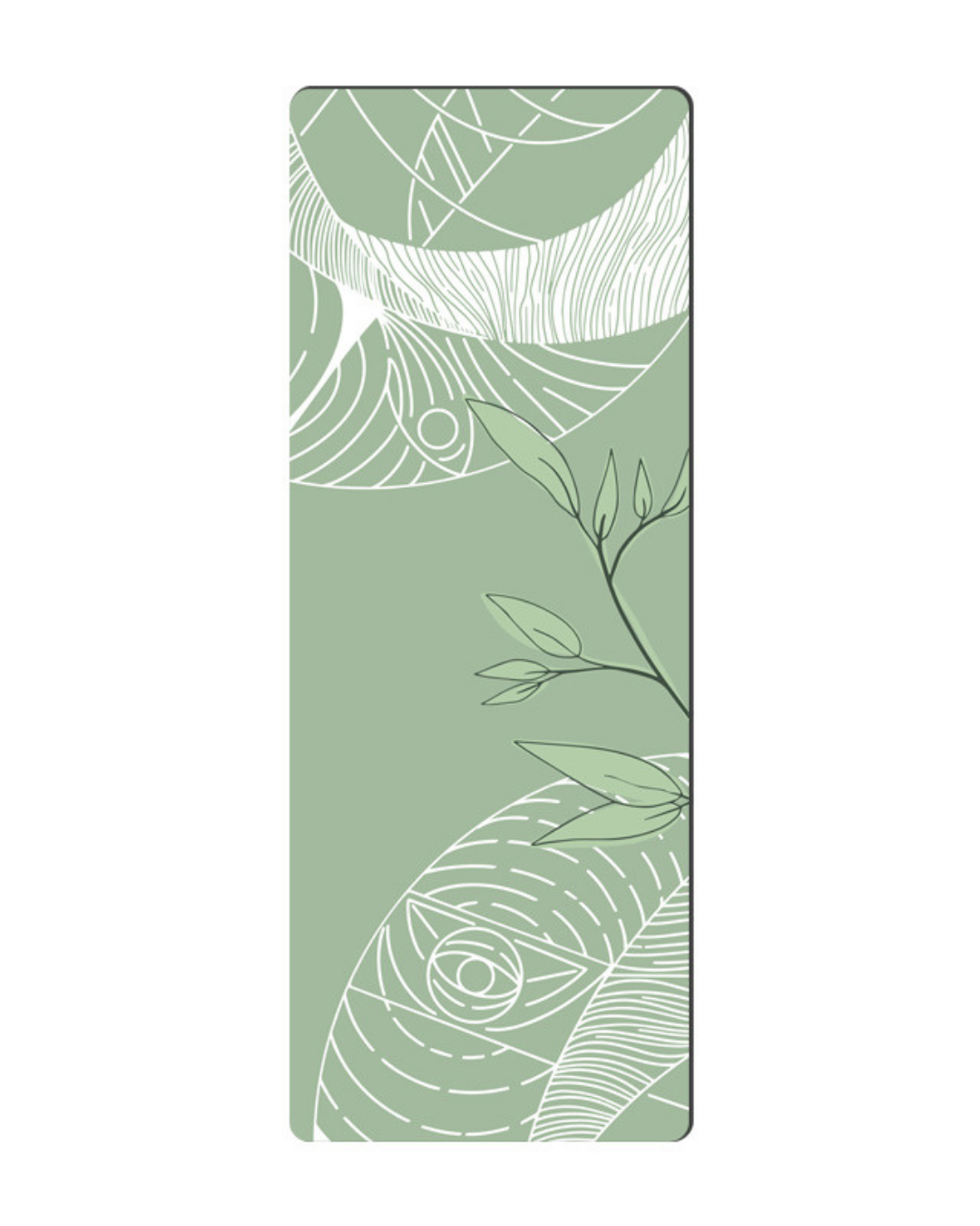 ブリーズグリーンヨガマット(5mm) 3770