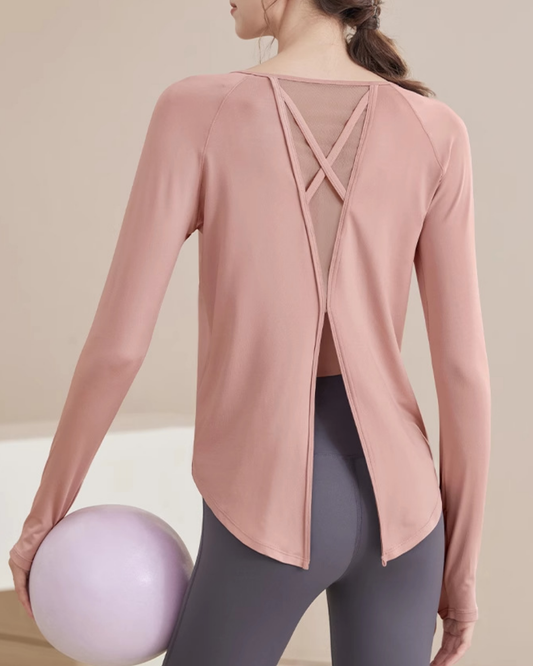 マカ二ヨガロングスリーブ 3560