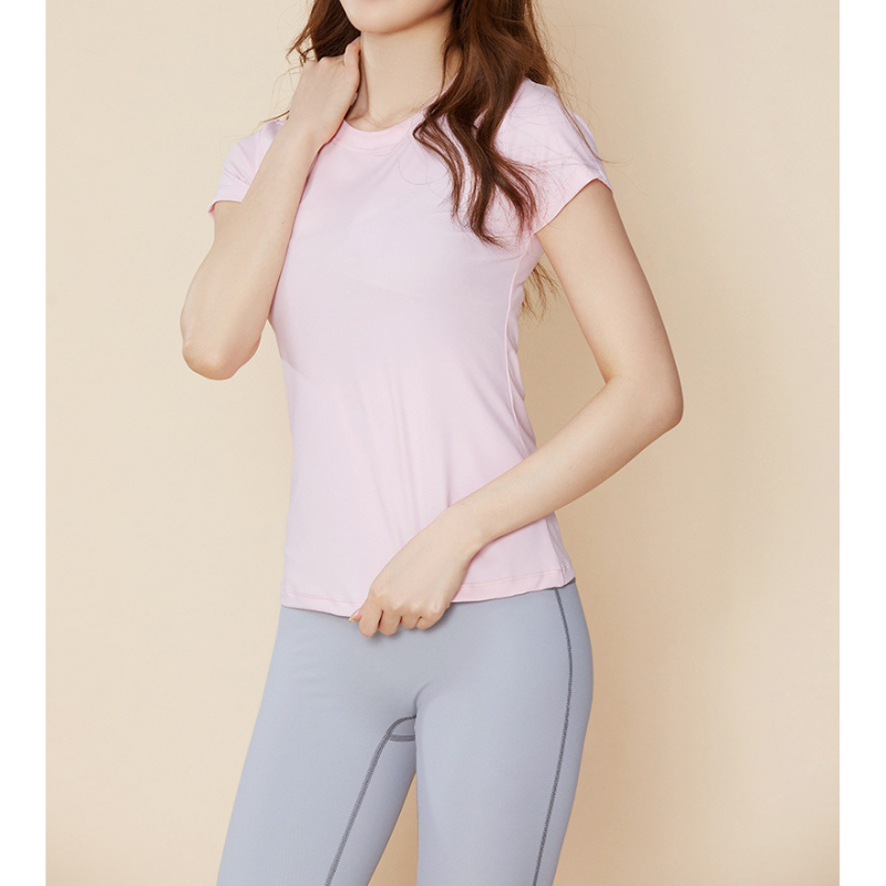 スリムフィットヨガベースTシャツ 2754