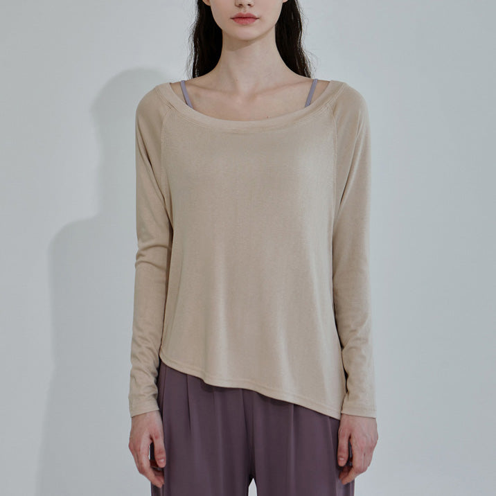 プリュネルヨガカットソー 3035