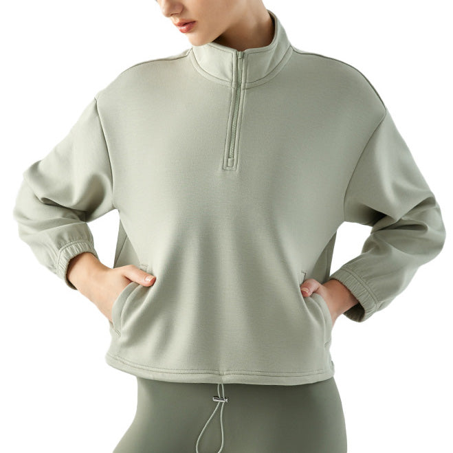 Drost hem half zip pullover 2875