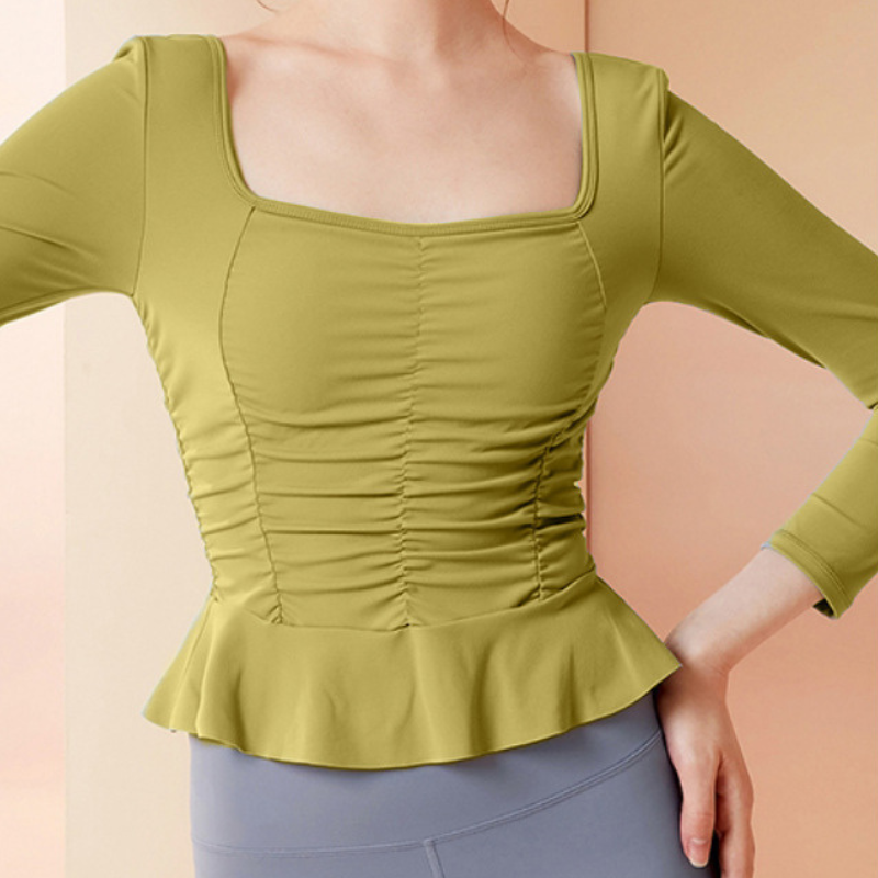 Gathered Element Yoga Long Sleeve 2707