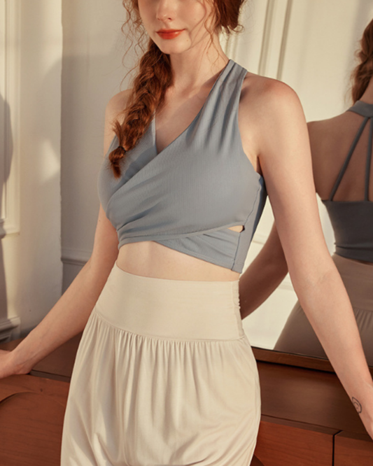 くすみホルターヨガトップ 3412