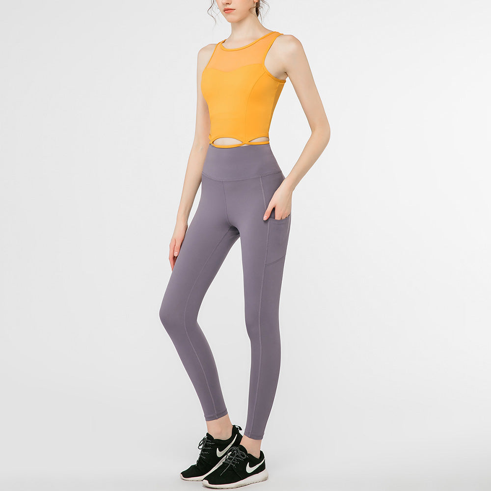 Decolletage sheer cutout top 2727