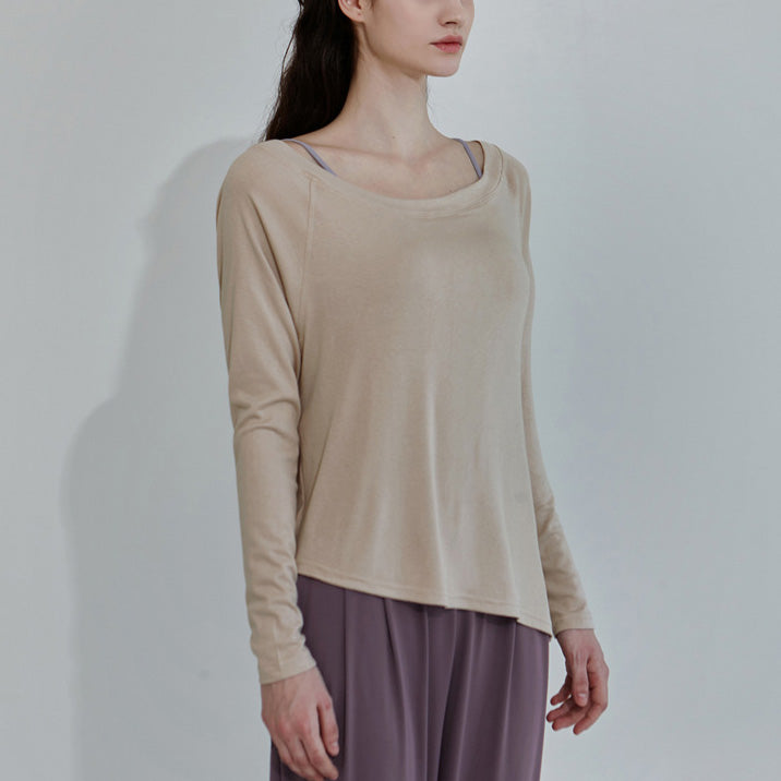 プリュネルヨガカットソー 3035