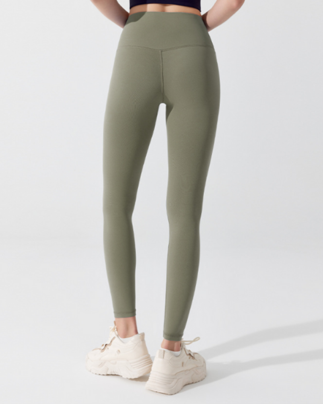 こっくりカラーストレッチヨガレギンス 2863