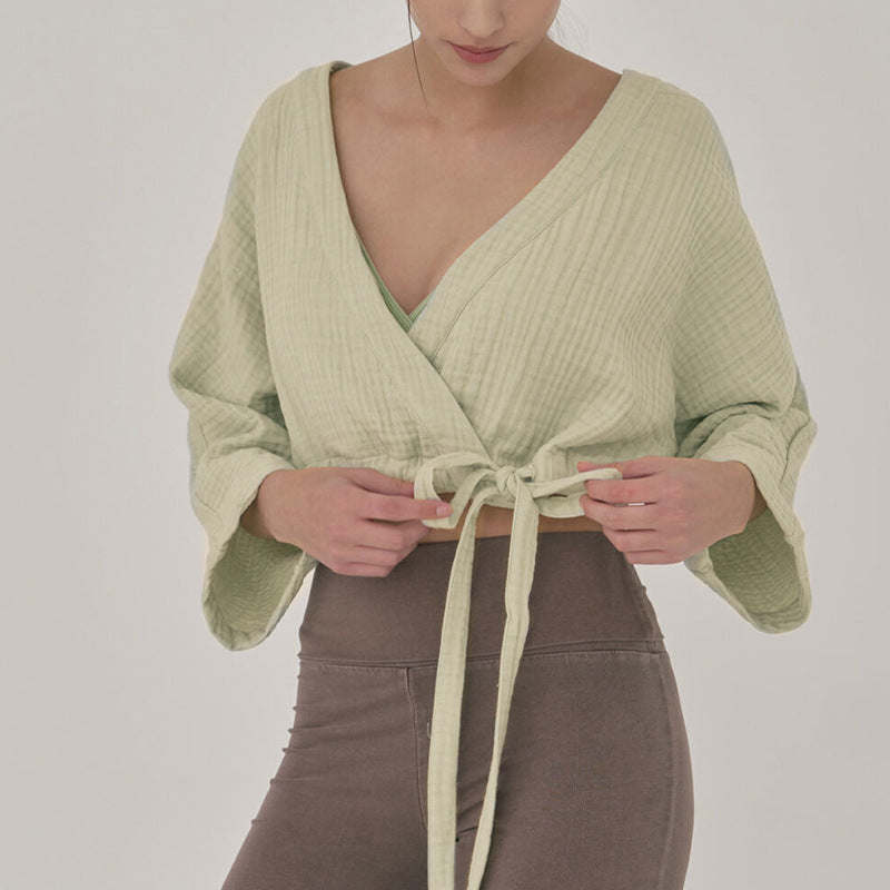 Cachecoeur botanical yoga top 2956