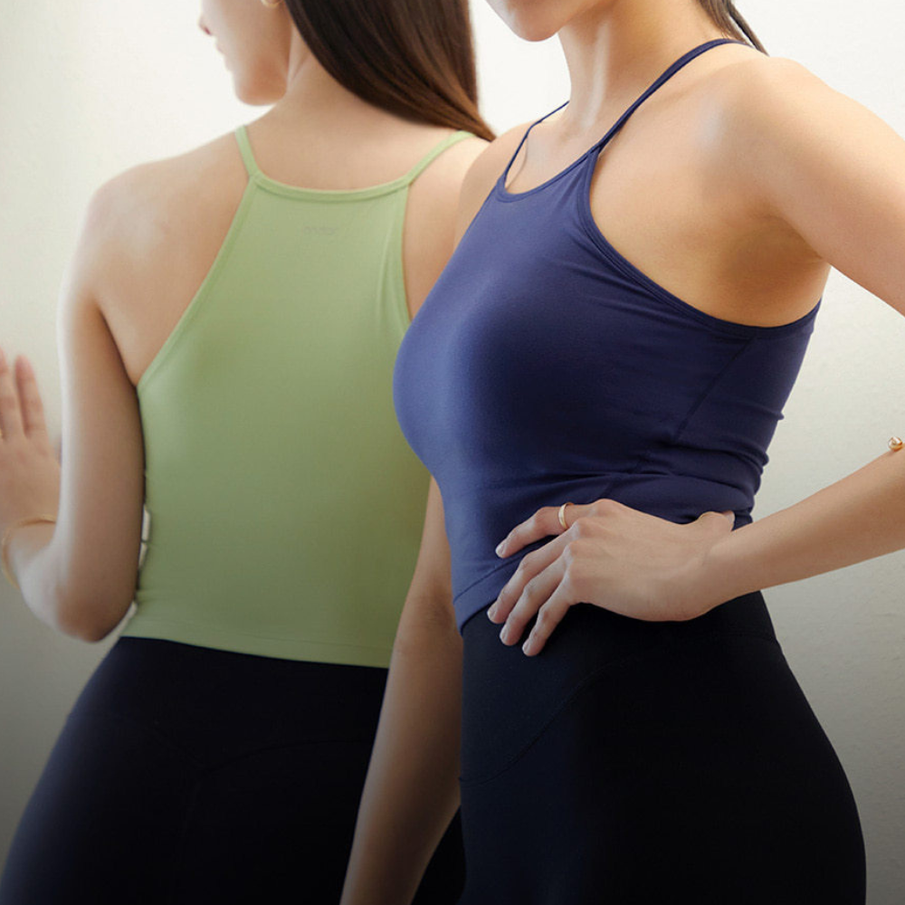 Top halter yoga tank 2617