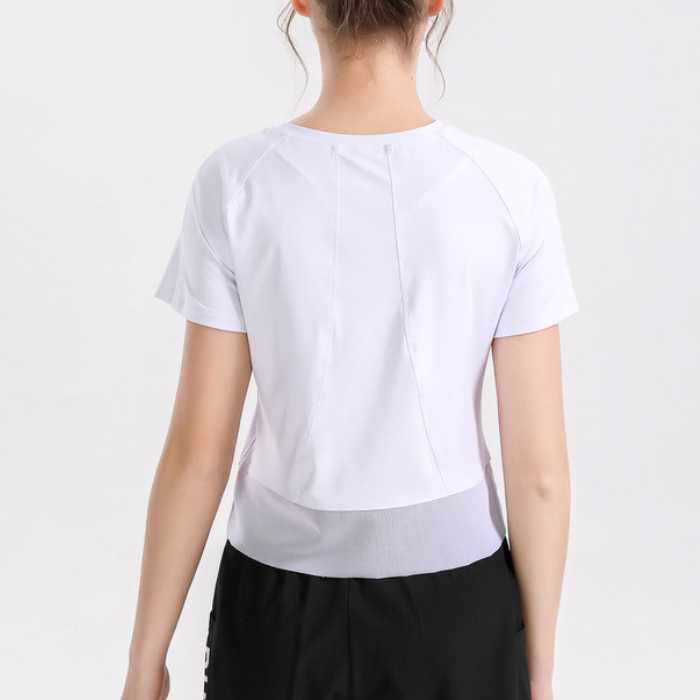クロップドチュールTシャツ 2733