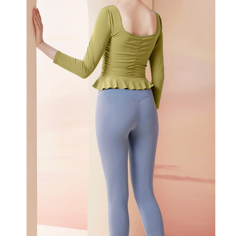 Gathered Element Yoga Long Sleeve 2707