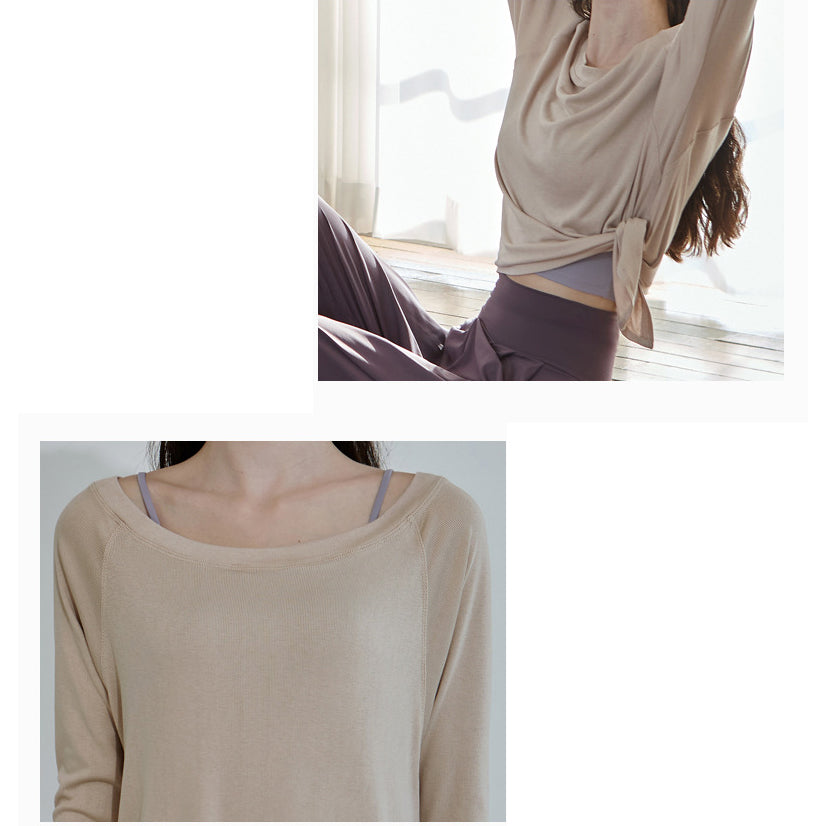 プリュネルヨガカットソー 3035