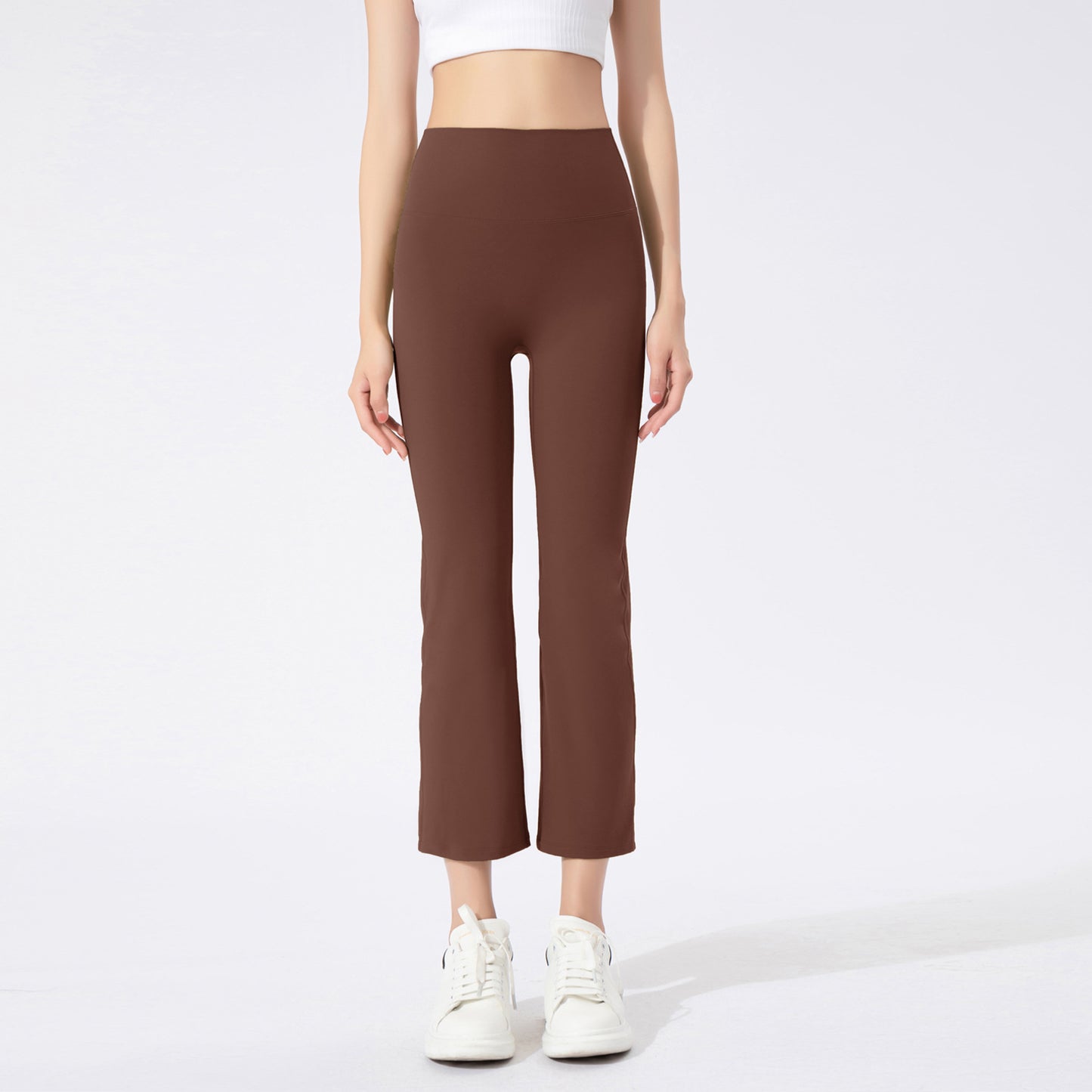 Cropped straight yoga leggings pants 2938