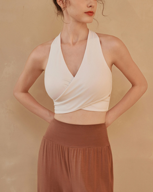 くすみホルターヨガトップ 3412