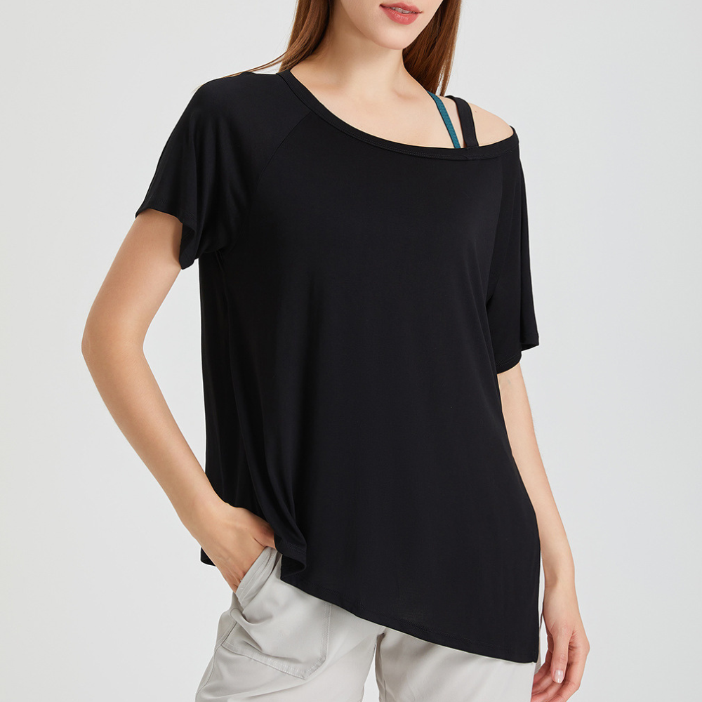 ワンショルダーヘムスリットT 2634