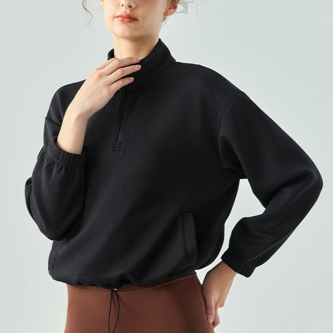 Drost hem half zip pullover 2875