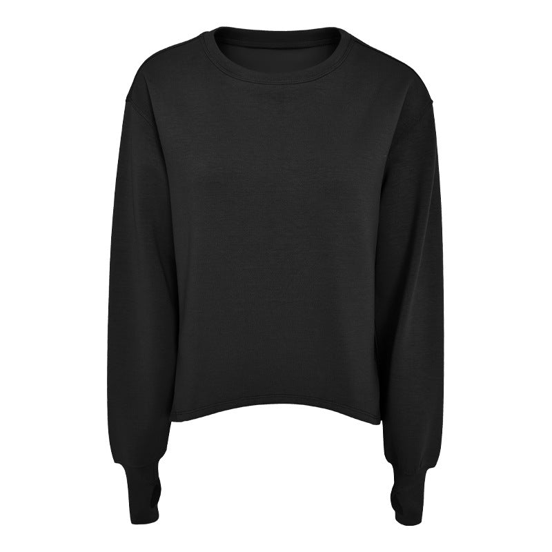A-line silhouette basic sweatshirt 2854