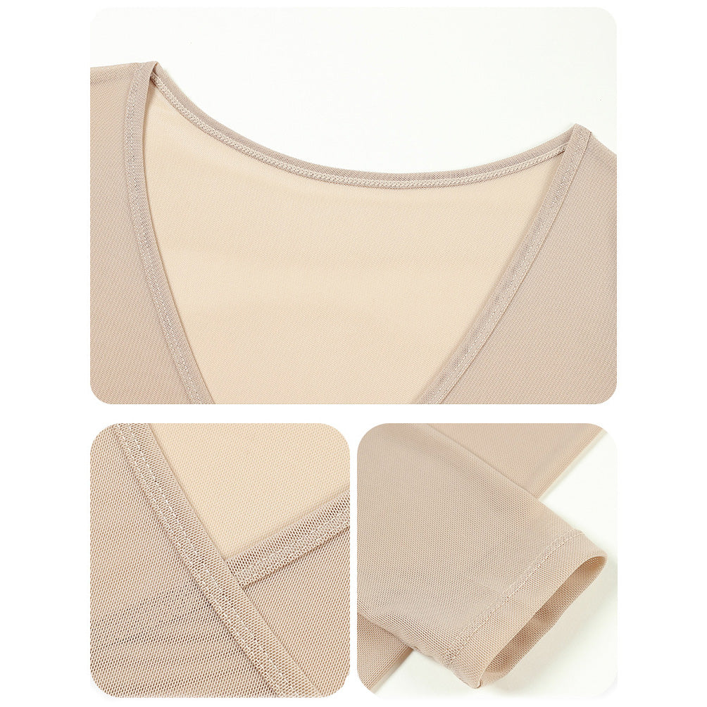 カシュクールレイヤードヨガトップ 2822