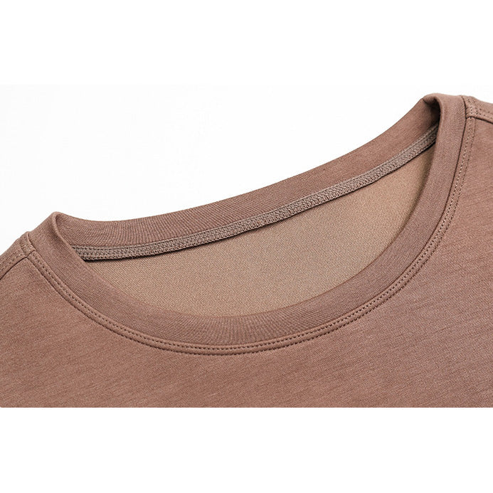 A-line silhouette basic sweatshirt 2854