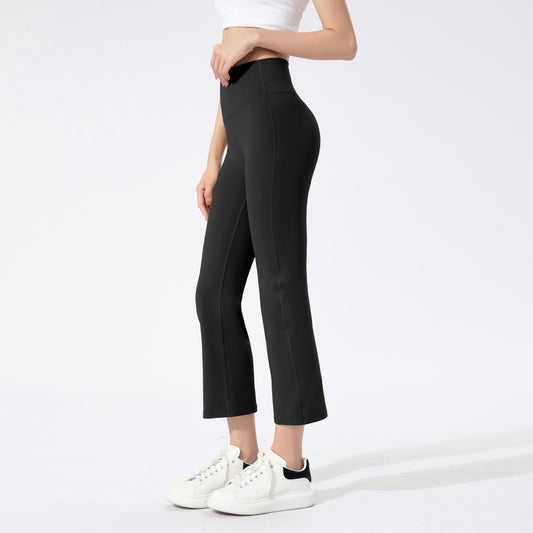 Cropped straight yoga leggings pants 2938