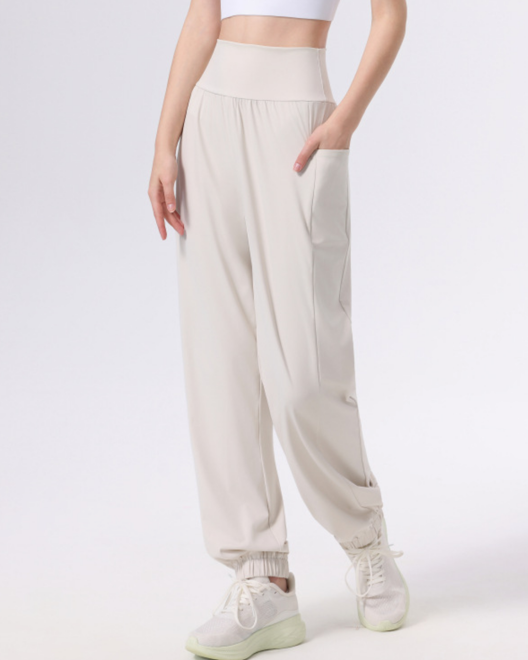 ニュアンスカラードレープジョガーパンツ 3946 – ヨガウェア専門店