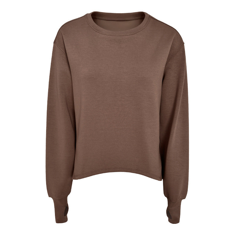 A-line silhouette basic sweatshirt 2854