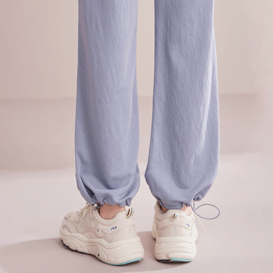 センターレースアップドロストヘムパンツ 2846