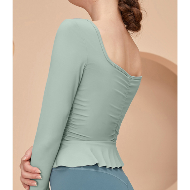 Gathered Element Yoga Long Sleeve 2707