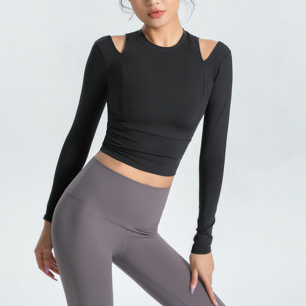 Shoulder slit cut and sew 3084