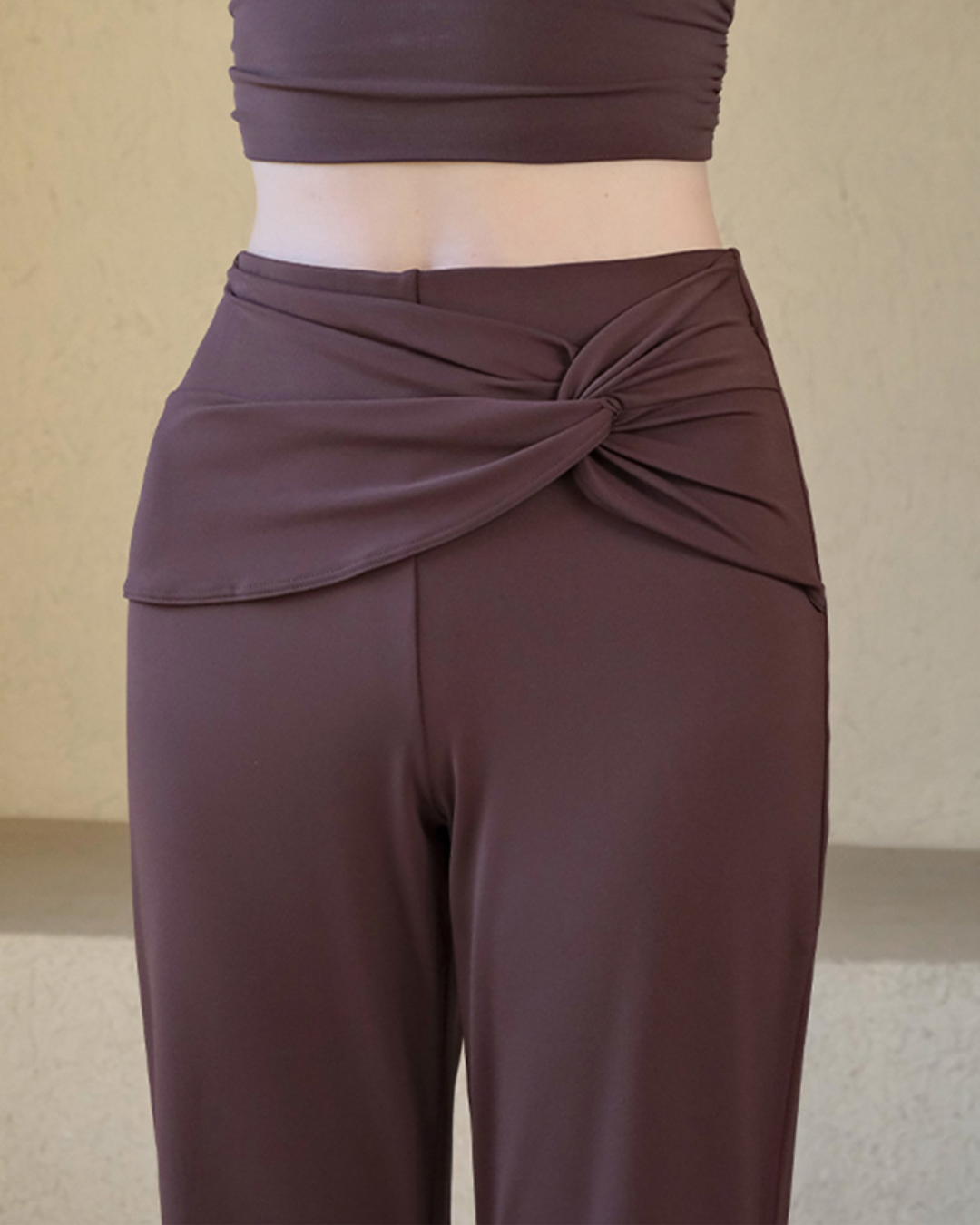 パラオアノットハイウエストヨガパンツ 3596