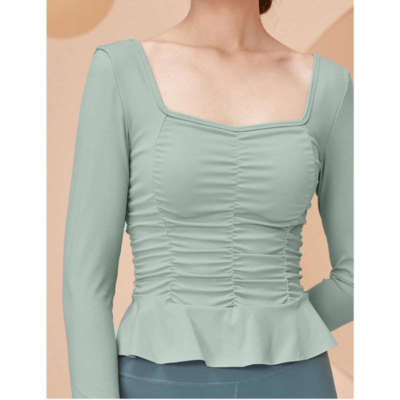 Gathered Element Yoga Long Sleeve 2707