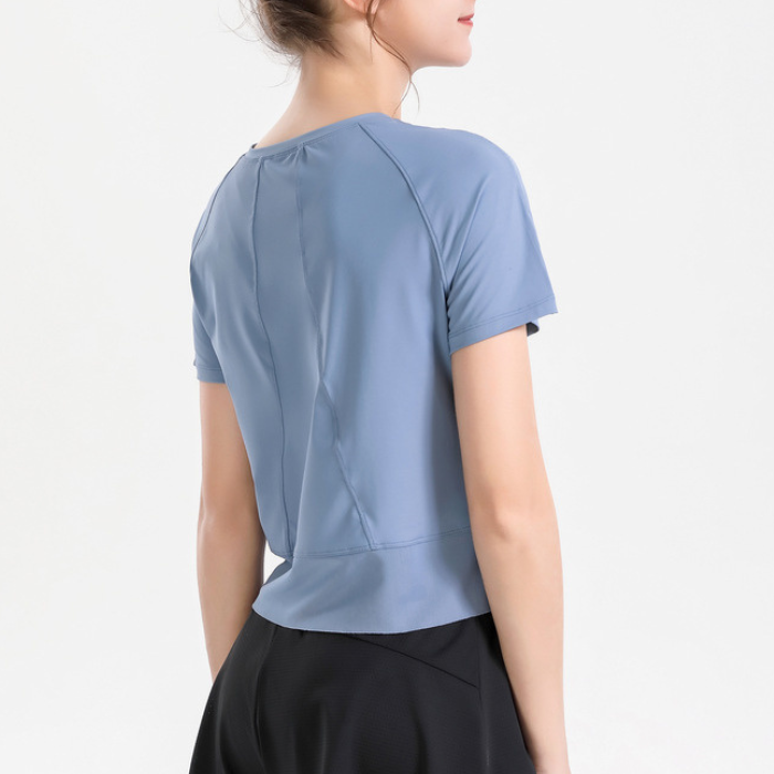 クロップドチュールTシャツ 2733