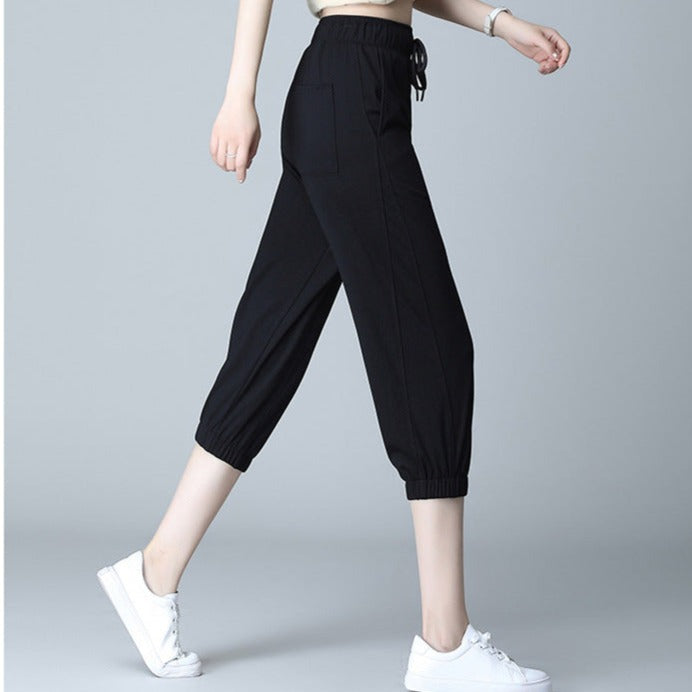 スーパーストレッチクロップドパンツ 3/4 length 2574