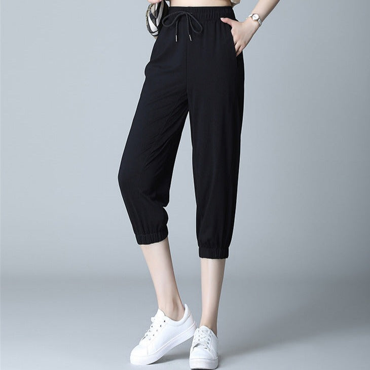 スーパーストレッチクロップドパンツ 3/4 length 2574