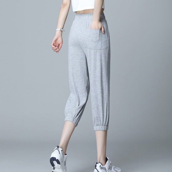 スーパーストレッチクロップドパンツ 3/4 length 2574