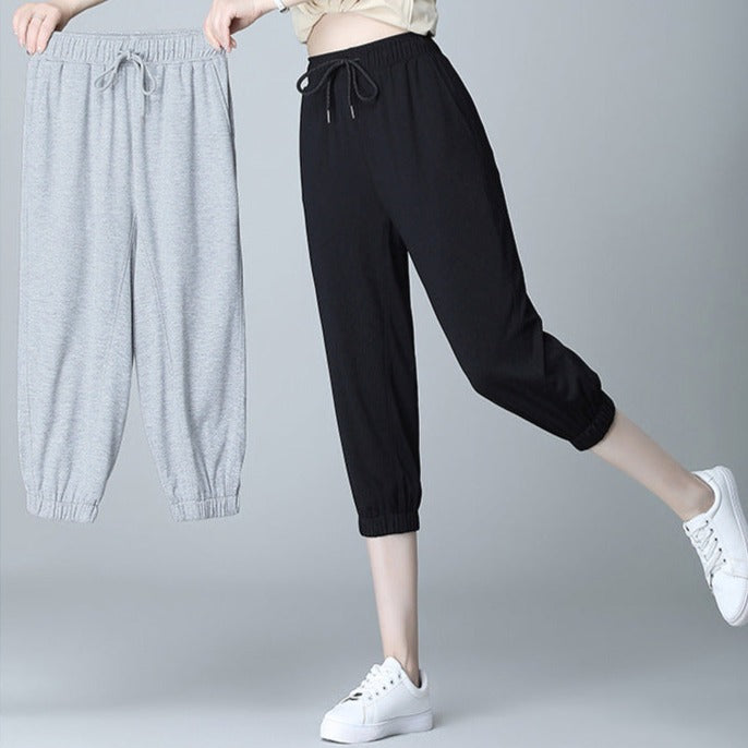 スーパーストレッチクロップドパンツ 3/4 length 2574