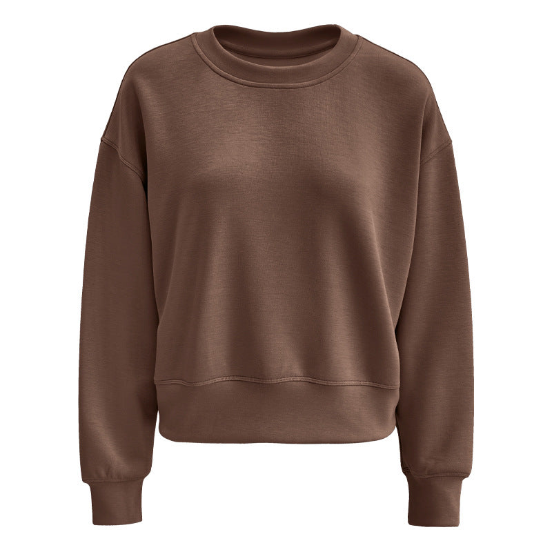 Drop shoulder sweat crew neck shirt 2864