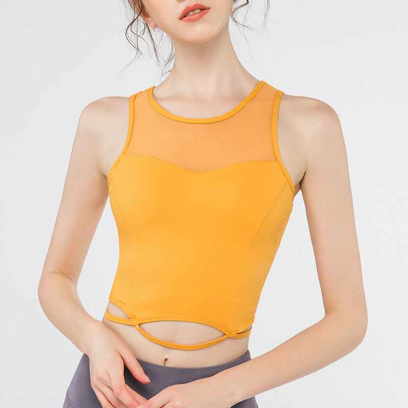 Decolletage sheer cutout top 2727