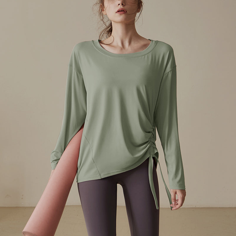 Dull side shirring cut and sew 3089