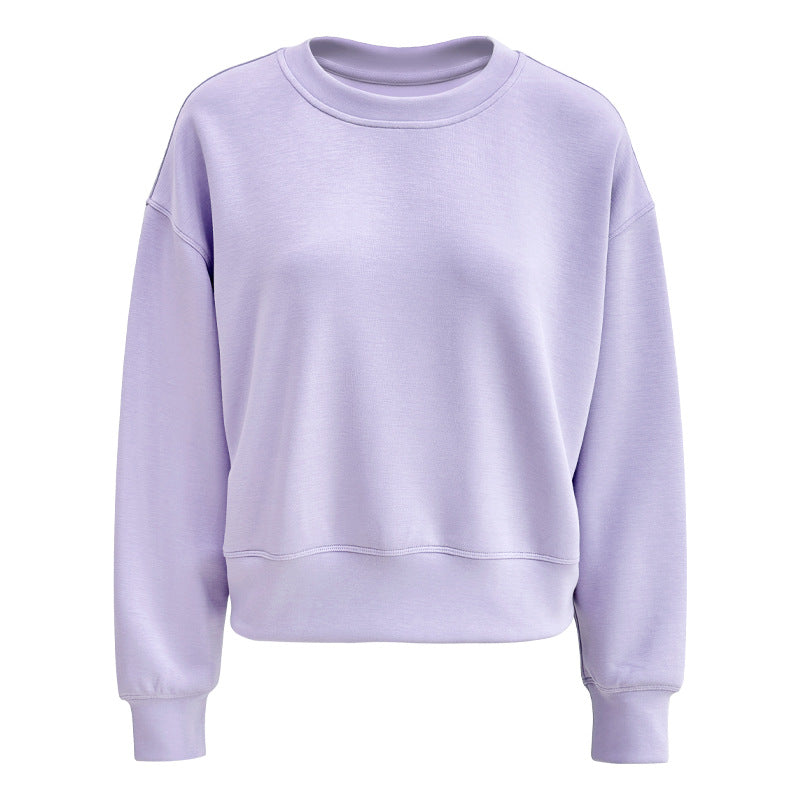 Drop shoulder sweat crew neck shirt 2864