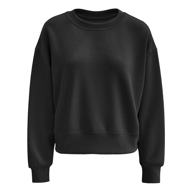 Drop shoulder sweat crew neck shirt 2864