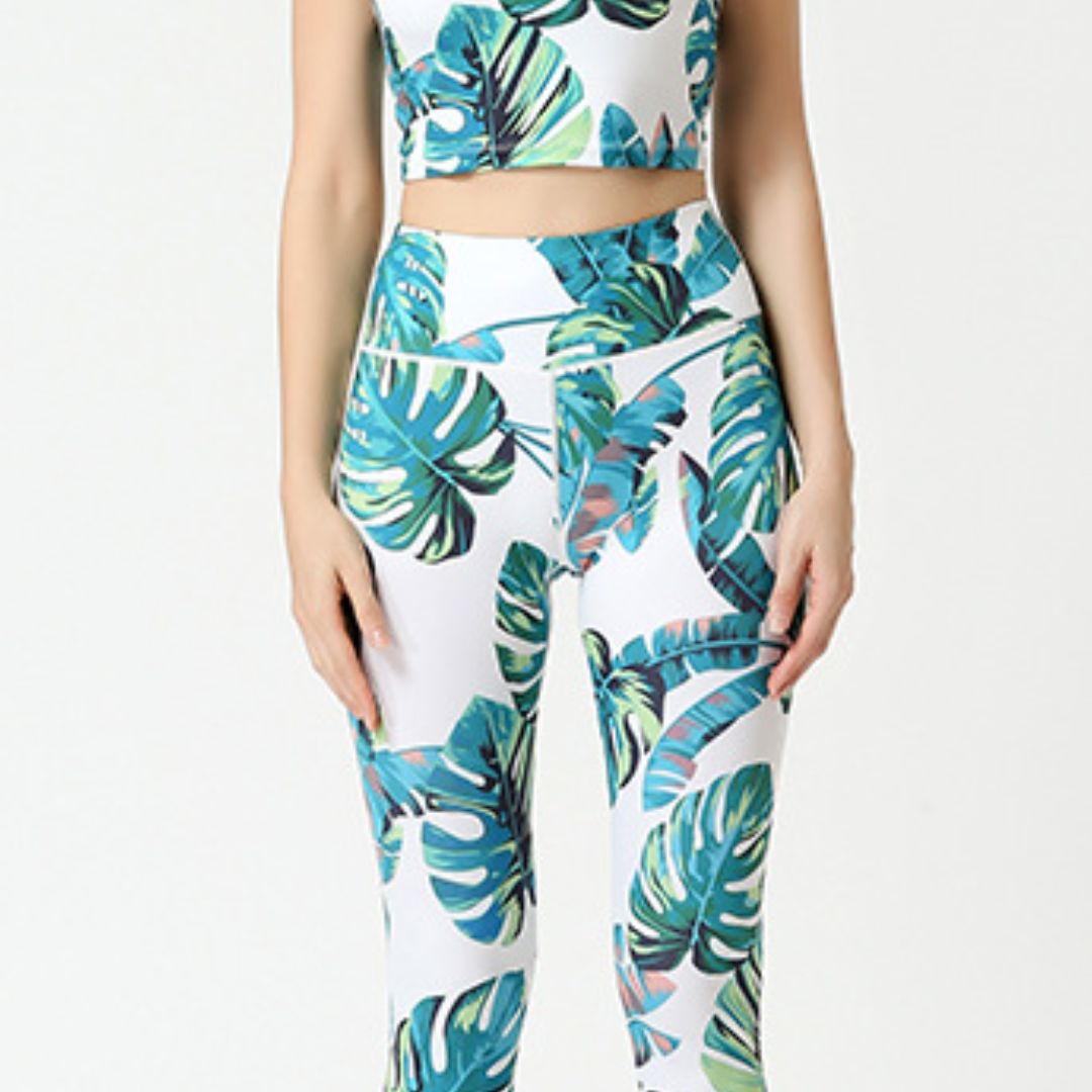 Botanical yoga bra top Depart 2040