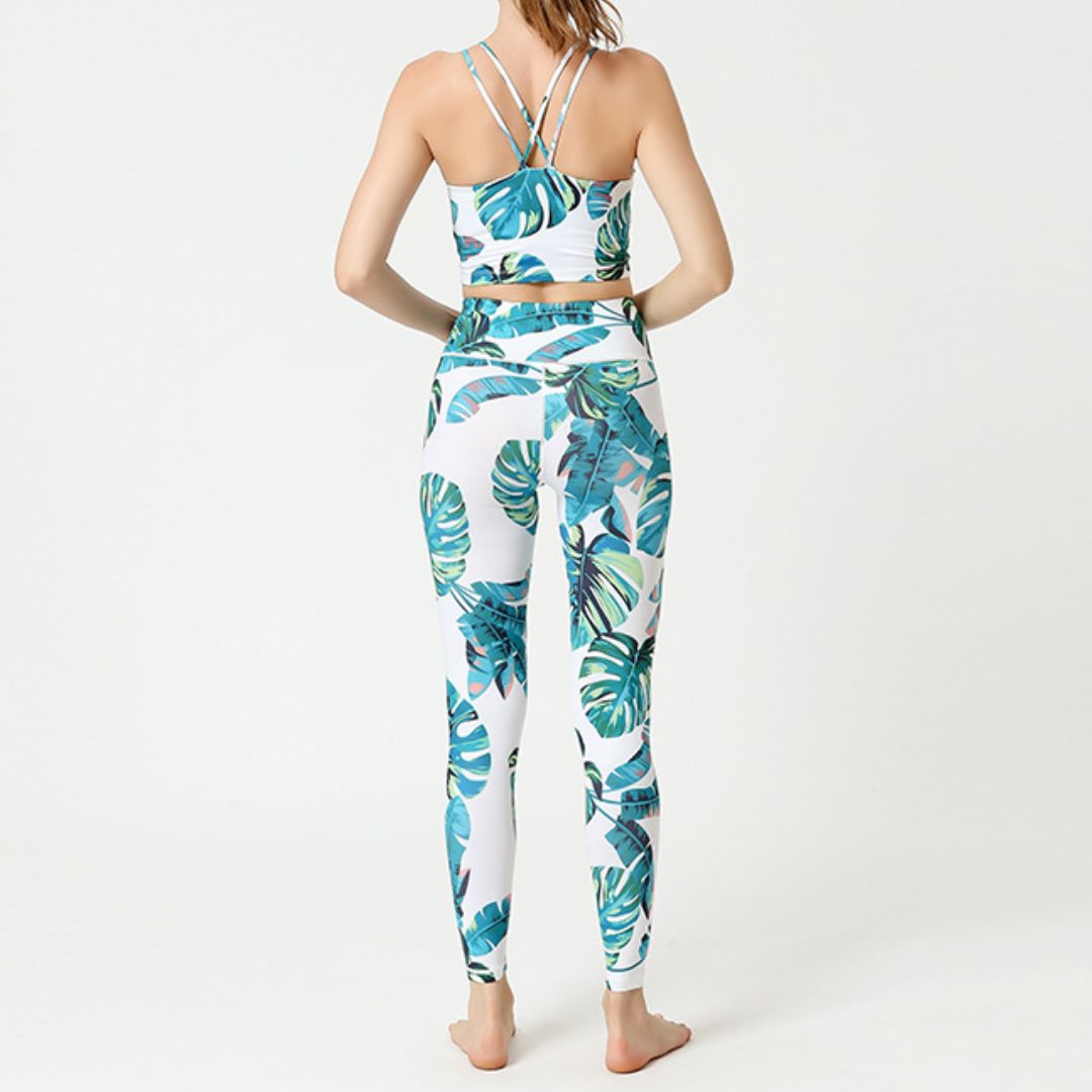 Botanical yoga bra top Depart 2040
